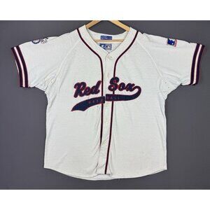 Vintage 90s Starter Boston Red Sox MLB Sports Baseball Jersey Rare Large Rare